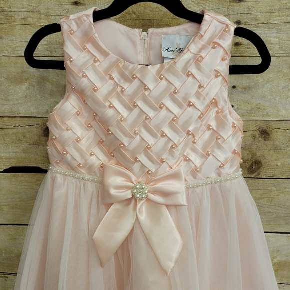 Rare Editions Basketweave Dress Party Dress - Picture 2 of 9